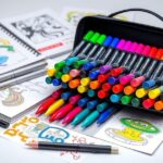 Caneta Ponta Dupla Para Pintura em Papel: