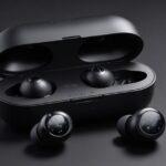 Fone de ouvido sem fio bluetooth 5.4 TWS cor preto, microfone, tecnologia IPX6 e 40 horas de reprodução