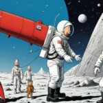 Tintim e a Lua: Rumo à Lua e Explorando a Lua