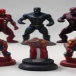 Kit 5 Bonecos Vingadores Marvel Herói - Colecionaveis Avengers